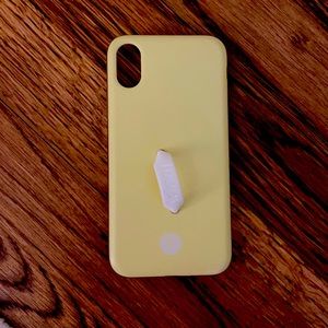 iPhone X/Xs Loopy Case in Honeybee